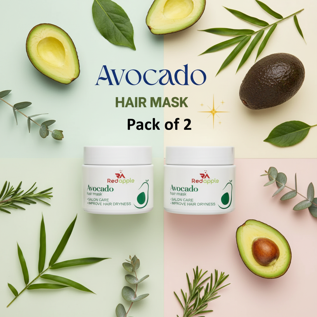 Avocado Hair Mask Pack of 2 - Flat Lay