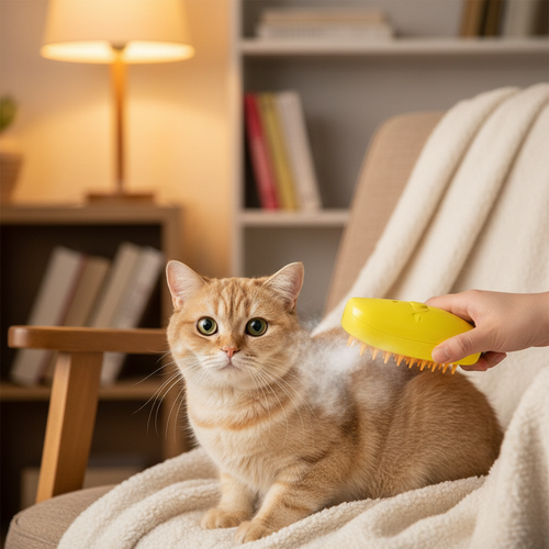 Steam Brush with Cat 2